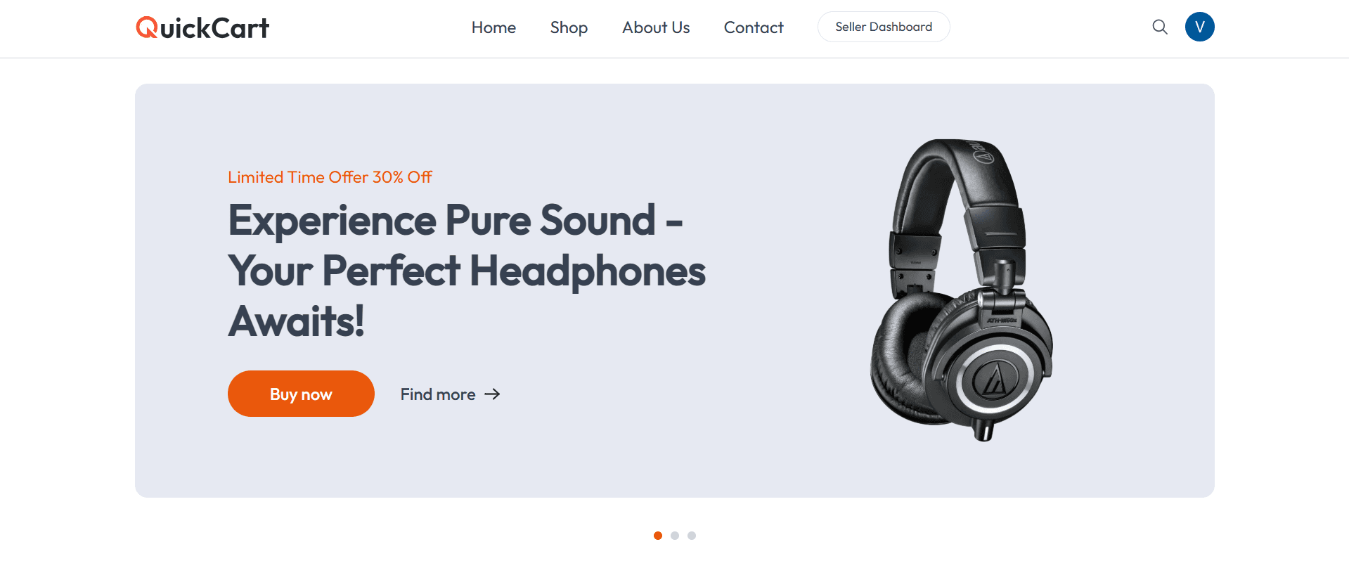 QuickCart - E-Commerce Website